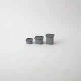 野田琺瑯 +Gray(プラスグレー)  スクウェア シール蓋付
