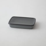 野田琺瑯 +Gray(プラスグレー) レクタングル浅型 シール蓋付