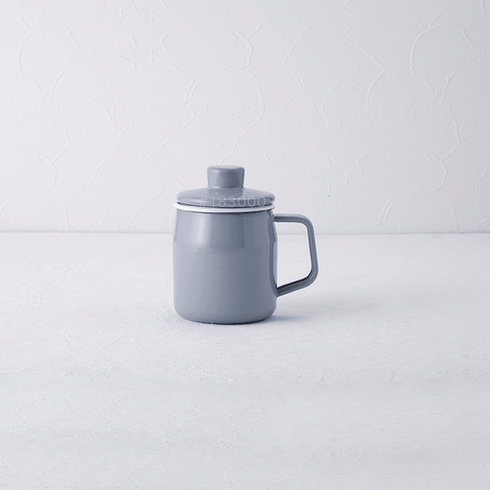 富士ホーロー フィルトミニ 0.35Lオイルポット ライトグレー