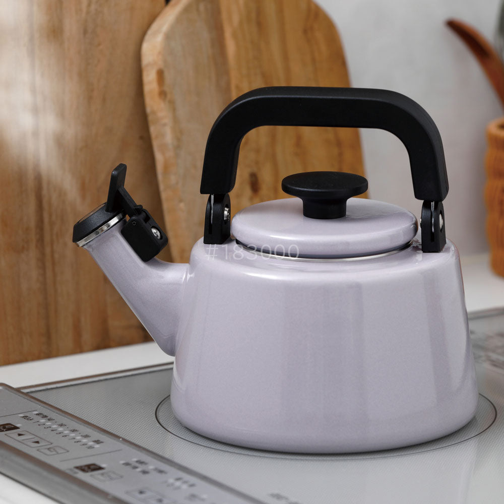 富士ホーロー コットンプラス 2.1L 笛吹きケトル パープル CTP-2.1WK