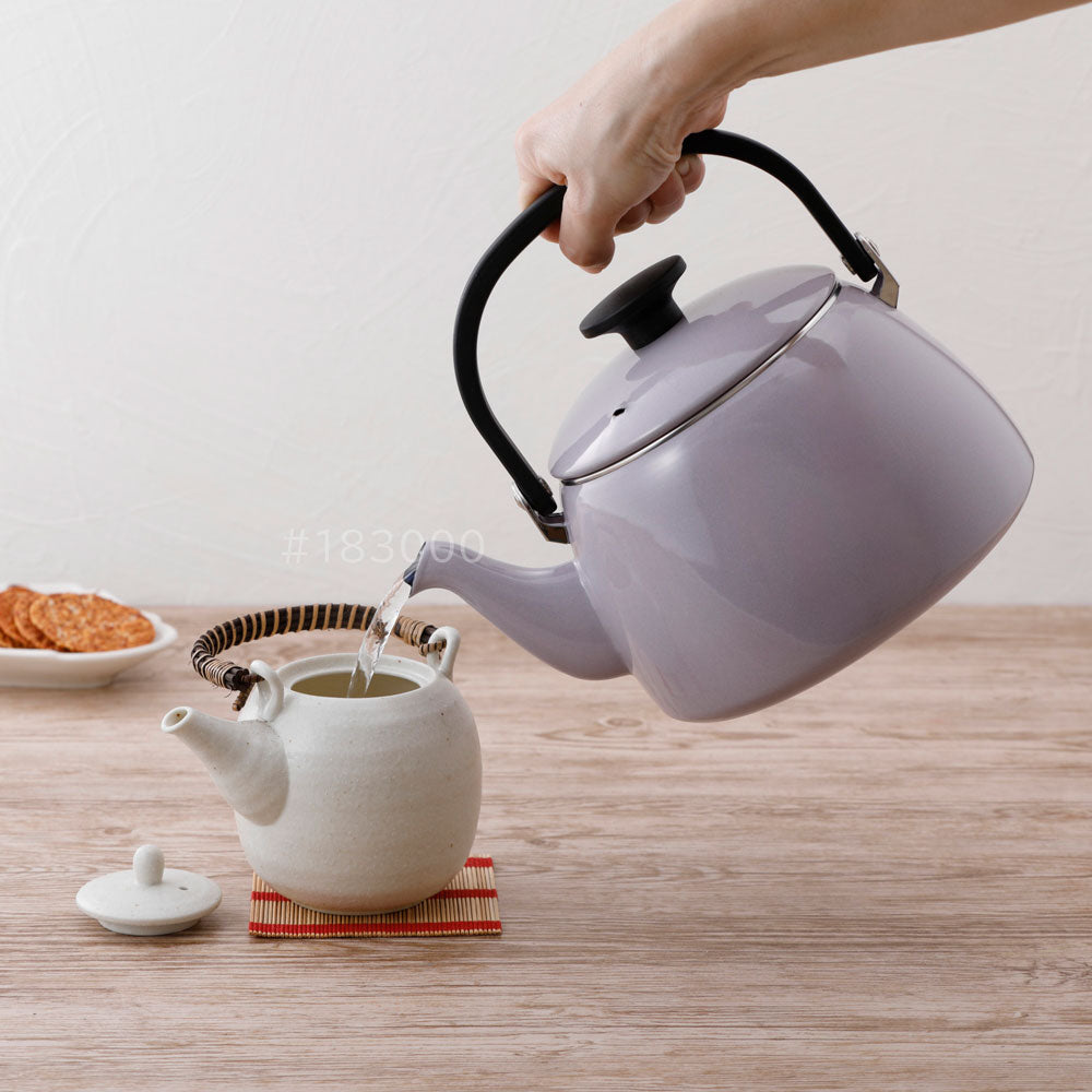 富士ホーロー コットンプラス 2.5L ケトル パープル CTP-2.5K.PU