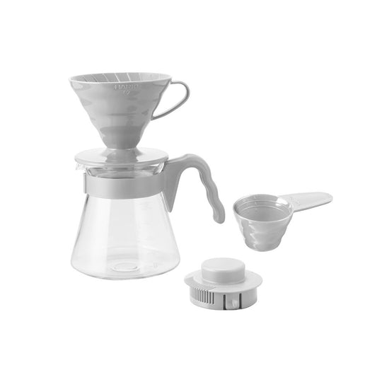 【SALE】HARIO(ハリオ) V60コーヒーサーバー02セット ペールグレー