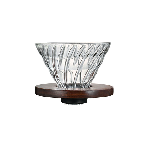 HARIO(ハリオ) V60 耐熱ガラス透過ドリッパーウォールナット