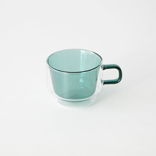 365methods ダブルウォール カラーマグカップ グリーン