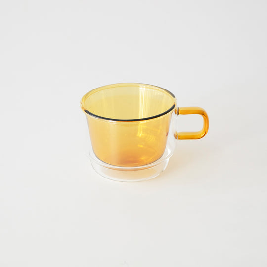 365methods ダブルウォール カラーマグカップ イエロー