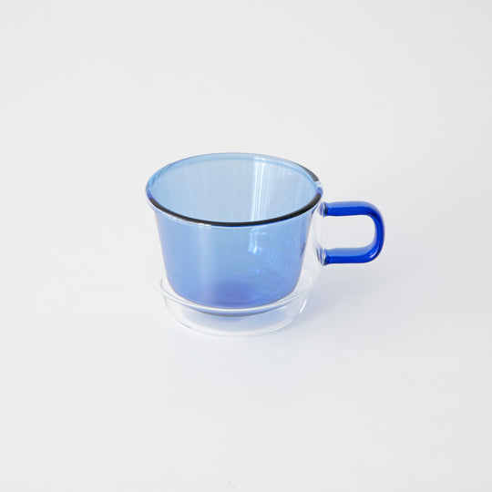 365methods ダブルウォール カラーマグカップ ブルー