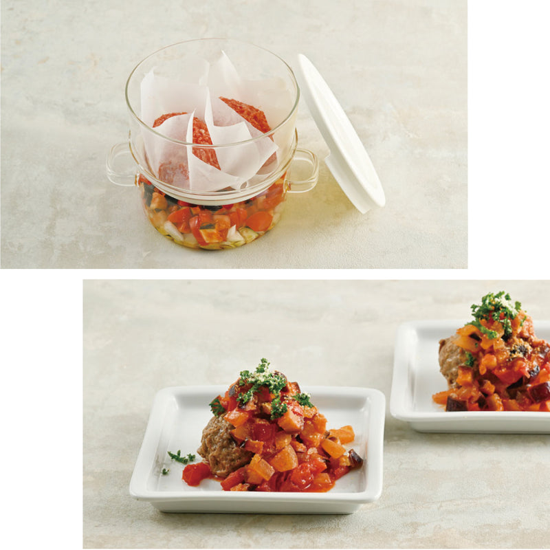 HARIO(ハリオ) ガラスのある生活 ガラスのせいろ蒸し器