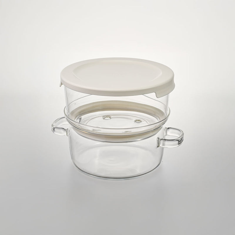 HARIO(ハリオ) ガラスのある生活 ガラスのせいろ蒸し器