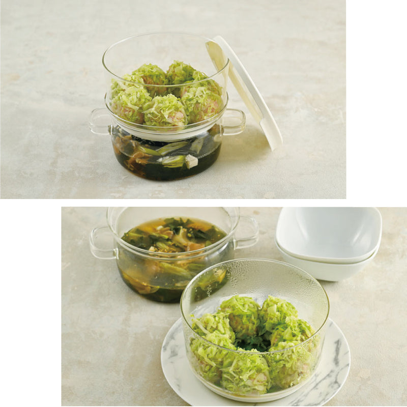 HARIO(ハリオ) ガラスのある生活 ガラスのせいろ蒸し器