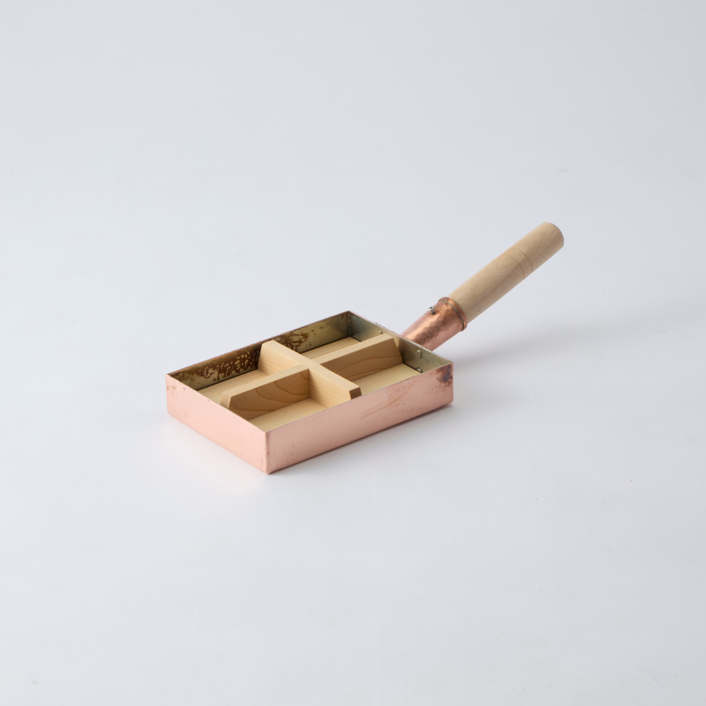 【骨董インテリア】木製＆七つ玉算段(木製蓋付) にちにち道具 銅の玉子焼き器用 木蓋 |キッチン用品通販サイト Y.YACHT