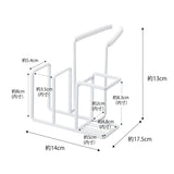 TOWER（タワー）蛇口にかけるスポンジ&ブラシホルダー ホワイト