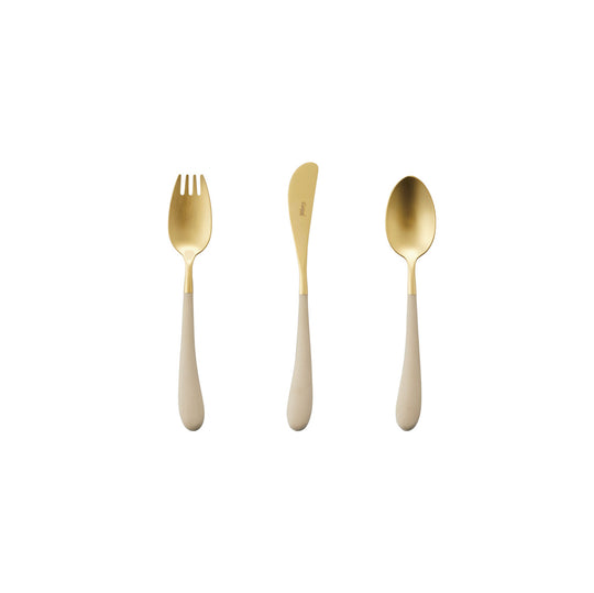 Cutipol(クチポール) アリス 3本セット アイボリー(ゴールド)