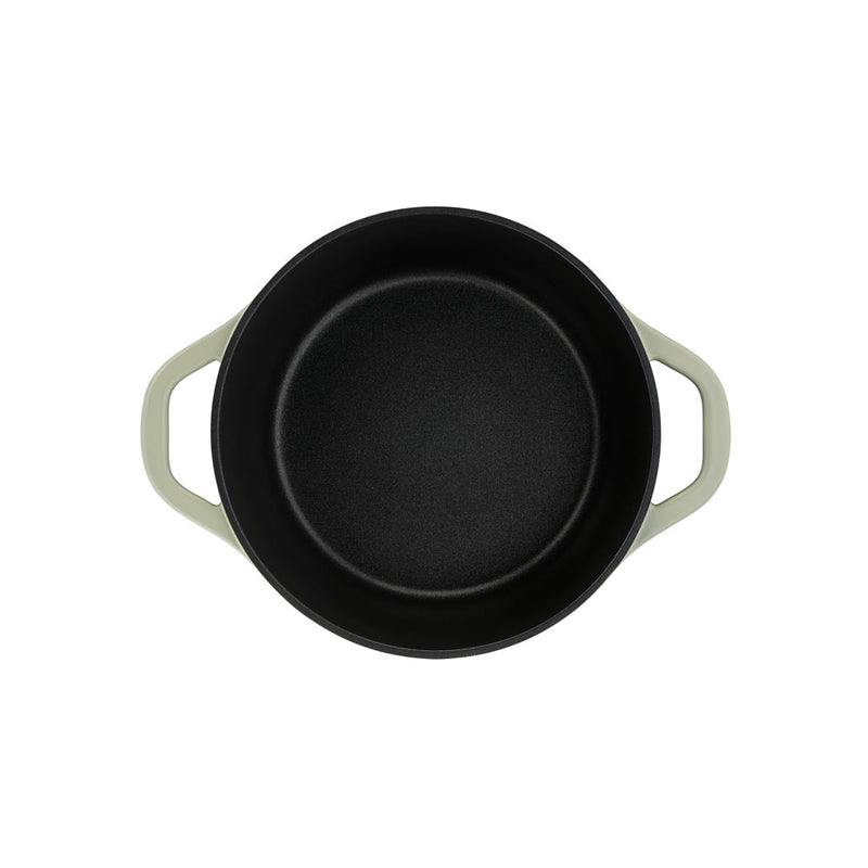 T-fal(ティファール) キャストライン エアココット IHココット鍋 セージグリーン