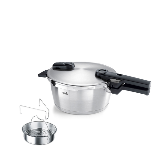 Fissler(フィスラー) ビタクイック プレミアム 圧力鍋 蒸し器・三脚付