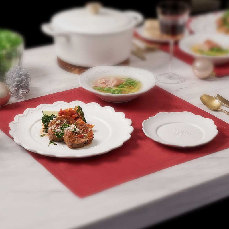 LE CREUSET（ル・クルーゼ）エタニティレース・プレート コットン