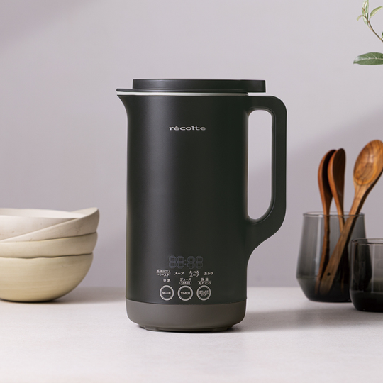 recolte(レコルト) 自動調理ポット ラージ ナチュラルブラック