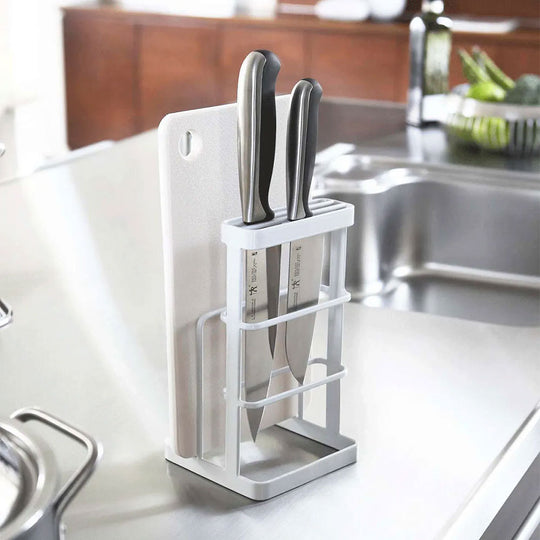 tower（タワー）カッティングボード&ナイフスタンド ホワイト