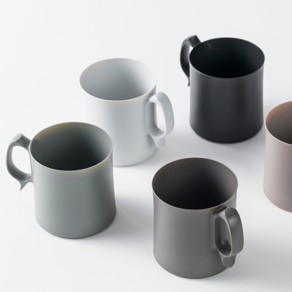 新品未使用★2500C用エビス販売カップ濃いグレー★ABU ARAS(エイラス) マグカップ 大 320ml ブラック A_19BK |キッチン用品