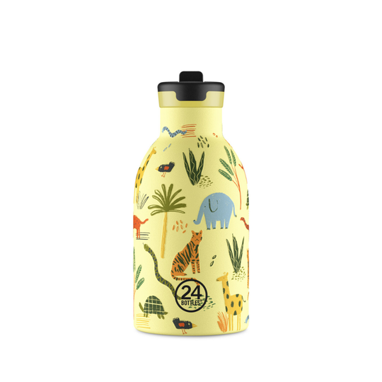 24Bottles(トゥエンティフォー ボトルズ) キッズコレクション クライマキッズボトル ジャングルフレンズ 330ml
