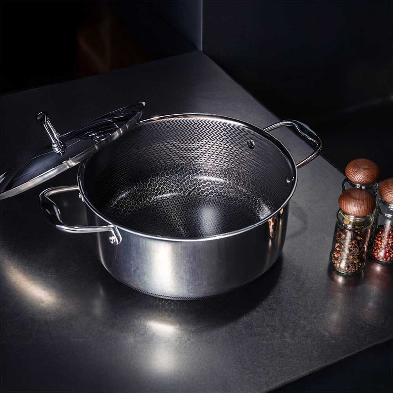 HexClad（ヘックスクラッド）ダッチオーブン 24cm（Dutch Oven）