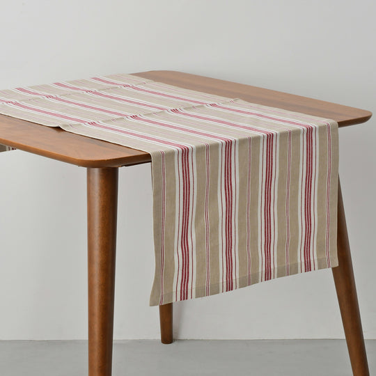 【SALE】365methods ホームファブリック テオ  テーブルランナー レッド