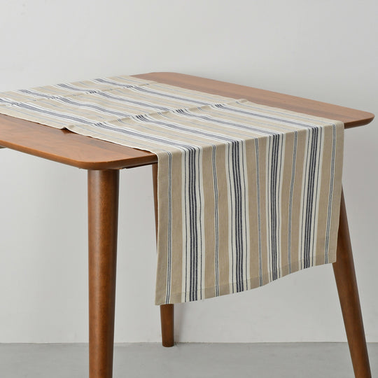 【SALE】365methods ホームファブリック テオ  テーブルランナー ネイビー