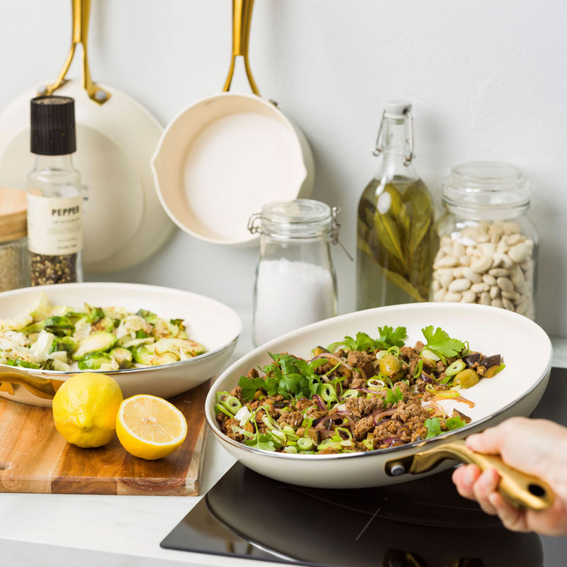 グリーンパンSTUDIO（ストゥディオ）フライパン クリームホワイト