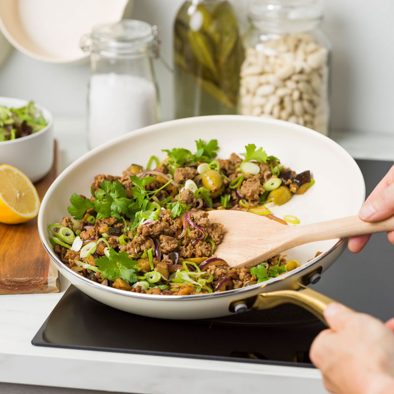 グリーンパンSTUDIO（ストゥディオ）フライパン クリームホワイト