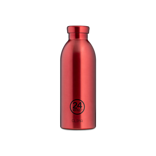 24Bottles(トゥエンティフォー ボトルズ) メタリックコレクション クライマボトル 500ml ファイヤーレッド