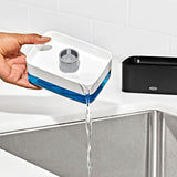 OXO(オクソー) スポンジホルダー(ソープディスペンサー付) マットブラック