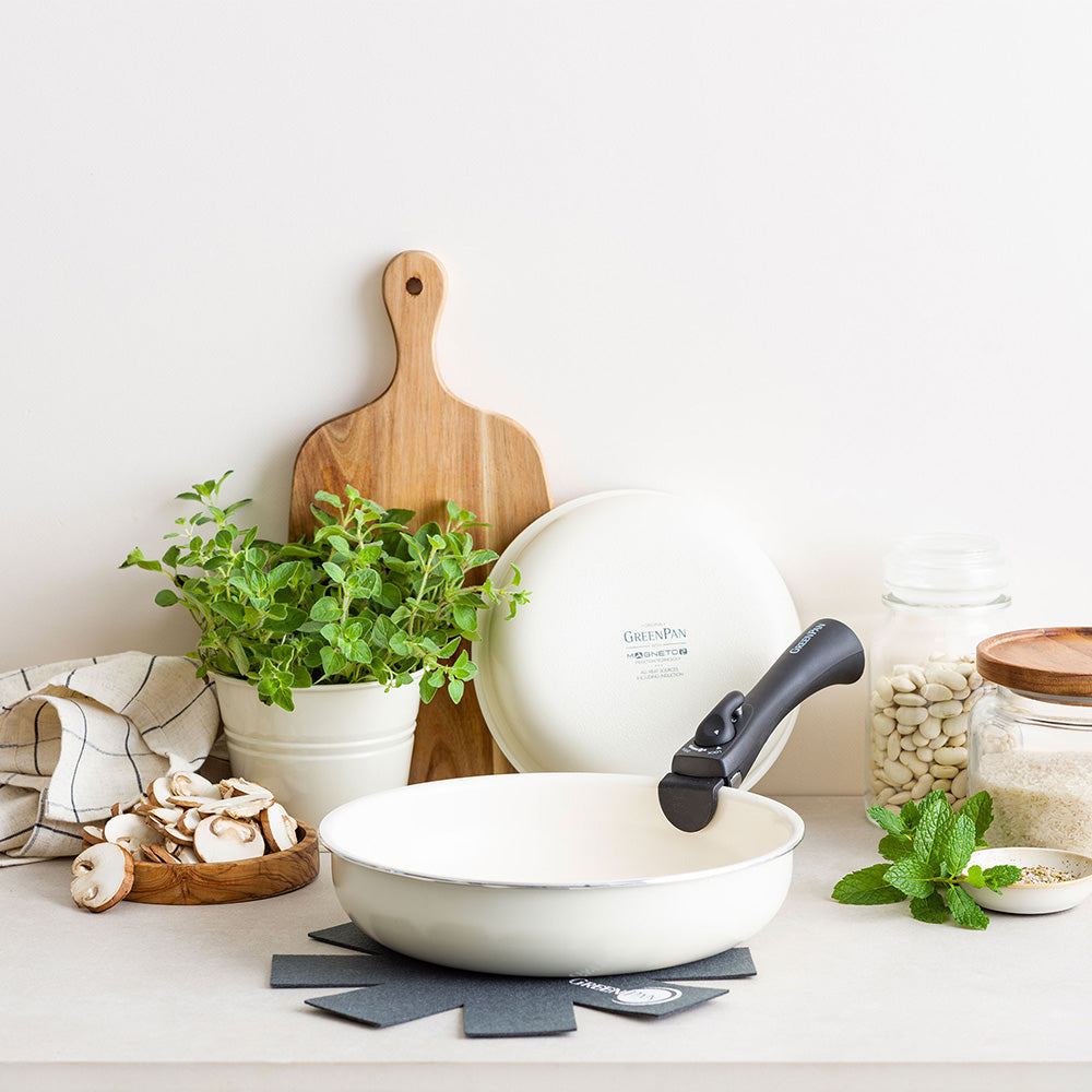 グリーンパン クリックシェフ 4点セット オックスフォードブルー