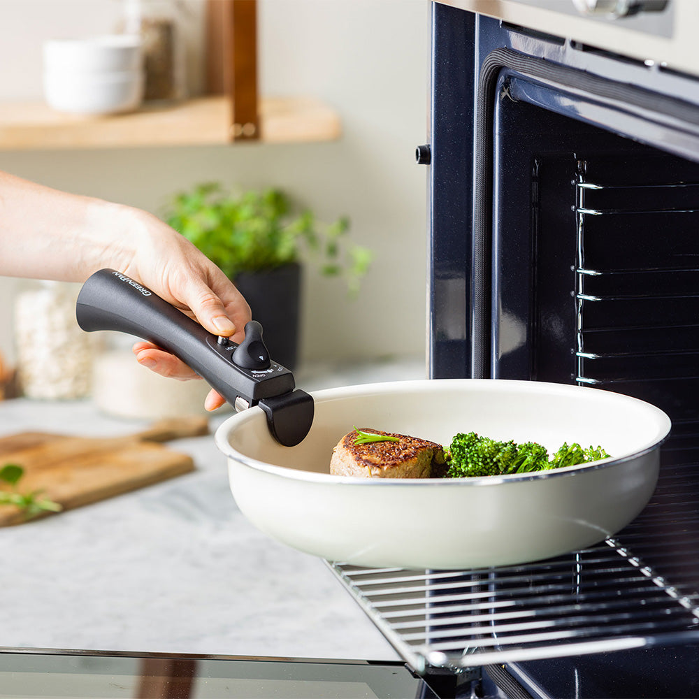 グリーンパン クリックシェフ 4点セット オックスフォードブルー