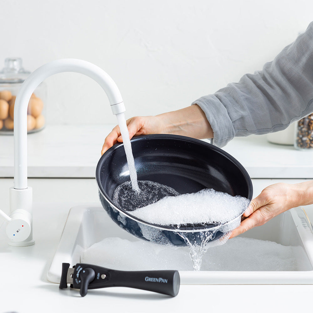 グリーンパン クリックシェフ 4点セット オックスフォードブルー