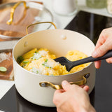 グリーンパンSTUDIO（ストゥディオ）キャセロール 20cm ガラス蓋付き クリームホワイト