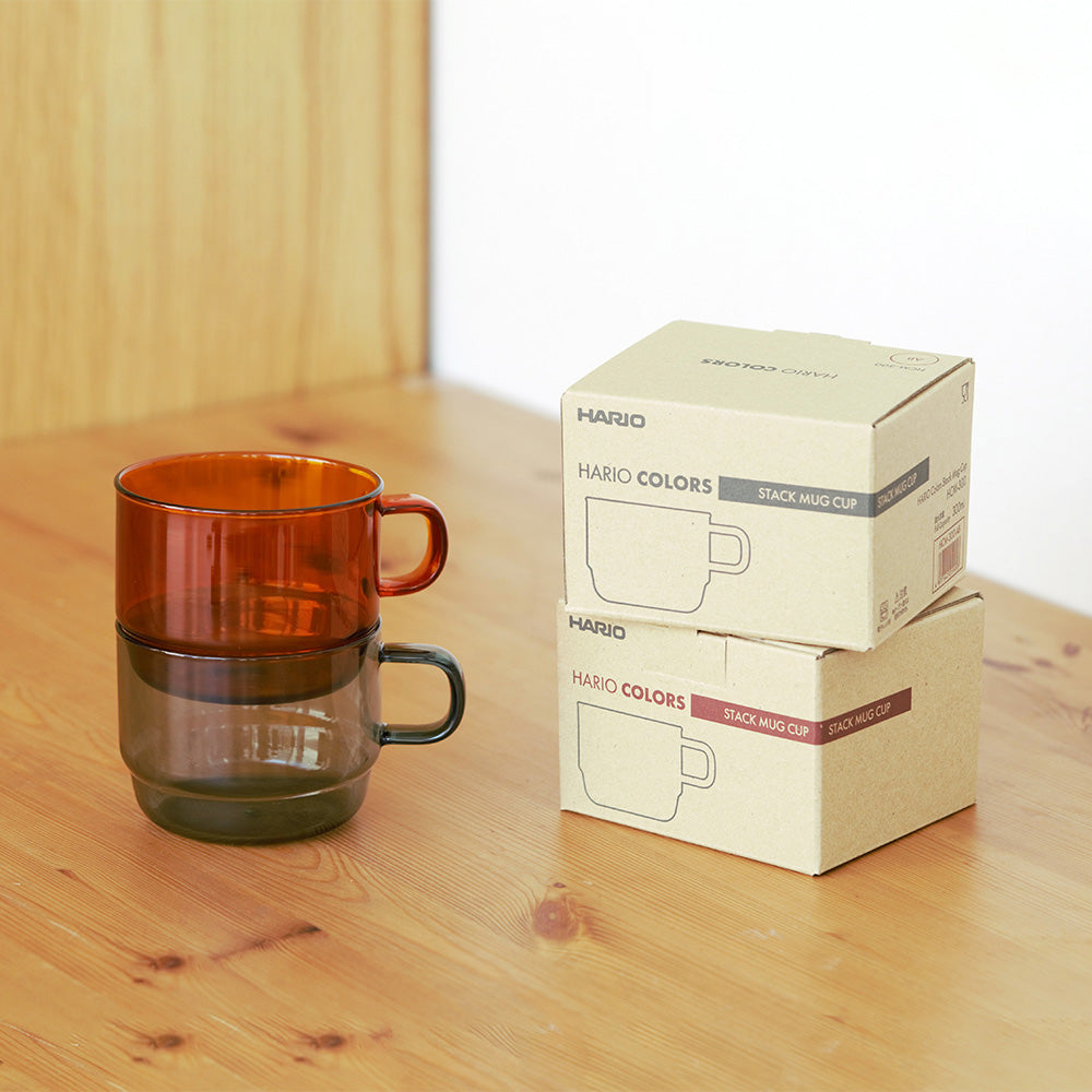 ☆新品☆未使用☆スタバ ハリオ HARIO ガラス マグカップ 桜シリーズ HARIO COLORS スタックマグカップ グレー｜HARIO Official Shop