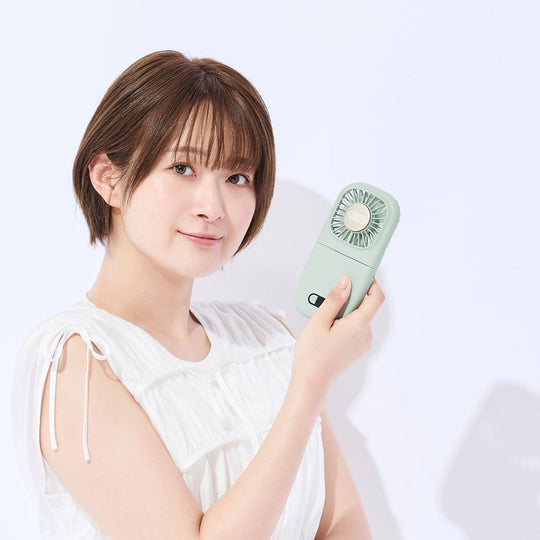 Toffy（トフィー）Happy Collection ひんやり6Wayモバイルファン スモーキーリーフ