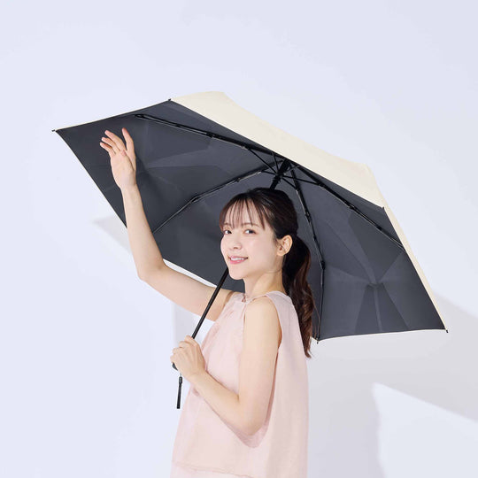 Toffy（トフィー）Happy Collection サンマスター瞬納自動開閉UV傘〈晴雨兼用〉 パンナホワイト
