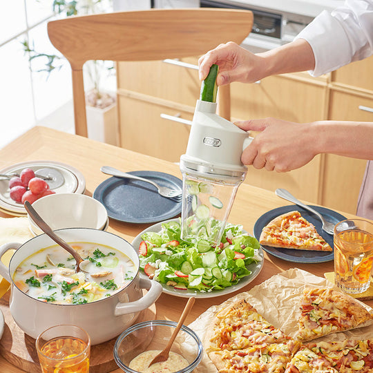 Toffy（トフィー）コードレススライサー&ミニチョッパー アッシュホワイト