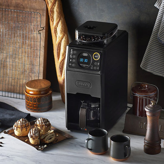 Toffy（トフィー）全自動ミル付カスタムドリップコーヒーメーカー リッチブラック