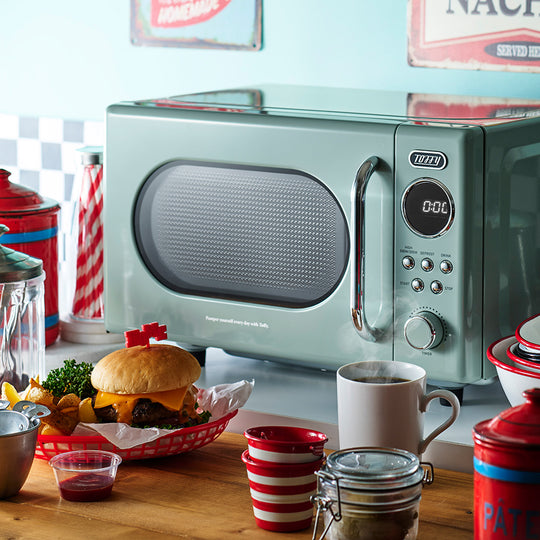 Toffy（トフィー）電子レンジ ペールアクア