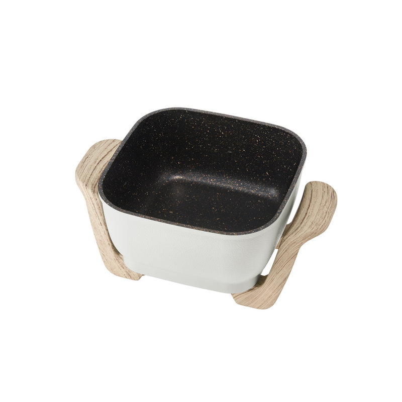 Toffy（トフィー）コンパクトマルチ電気鍋 アッシュホワイト