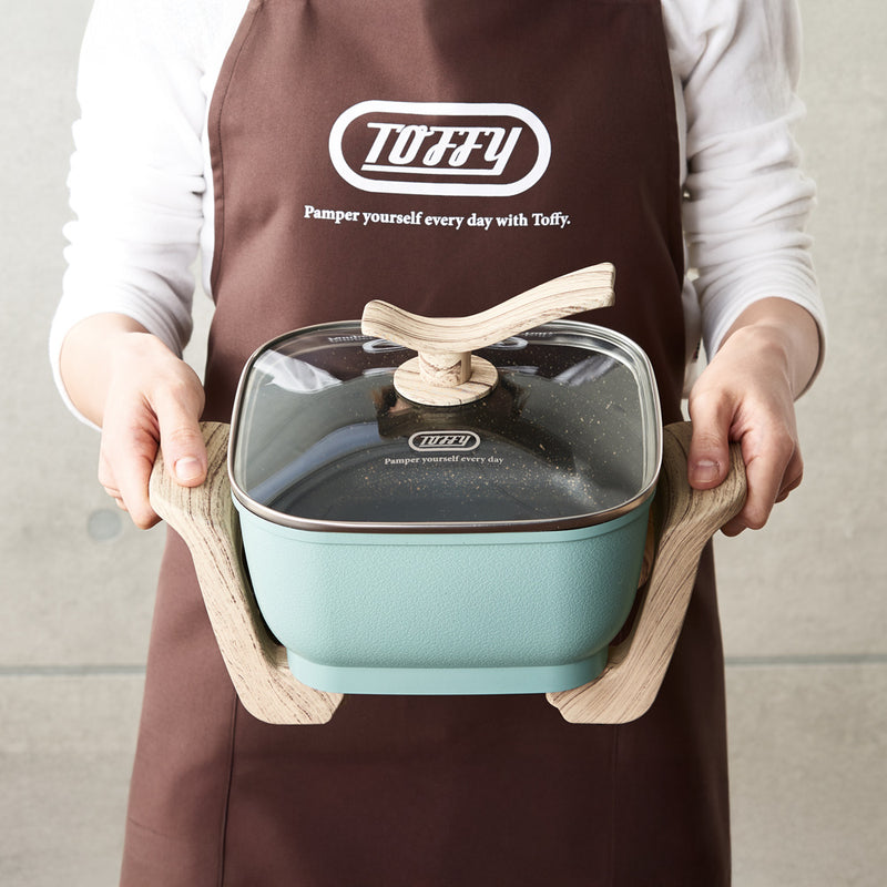 Toffy（トフィー）コンパクトマルチ電気鍋 アッシュホワイト