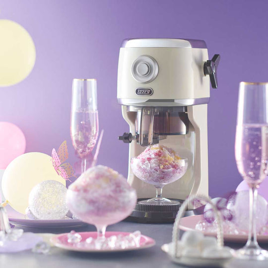 Toffy（トフィー）コンパクト電動ふわふわかき氷器 ミルキーホワイト