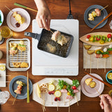 Toffy（トフィー）角型揚げ鍋〈フライバスケット付き〉 グレージュ