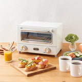 Toffy（トフィー）遠赤ヒーターオーブントースター アッシュホワイト