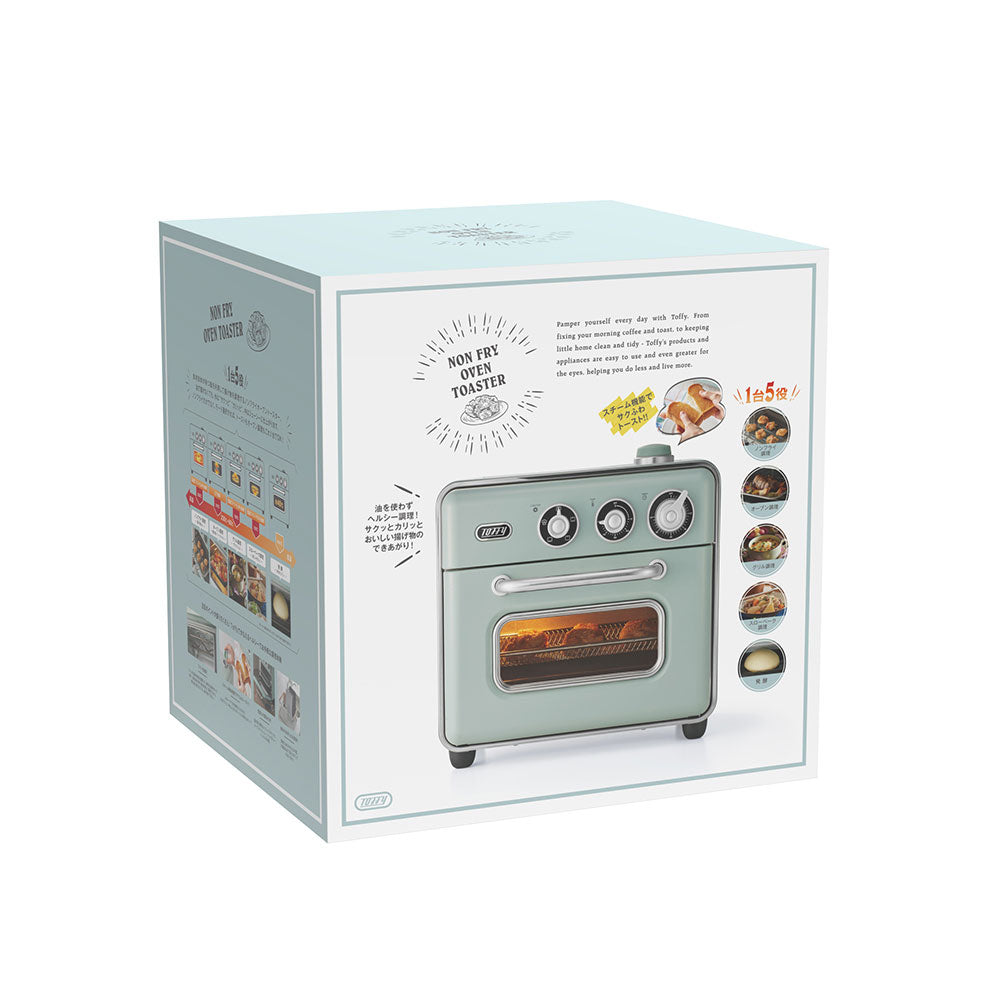 Toffy（トフィー）ノンフライオーブントースター ペールアクア K-TS5