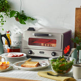 Toffy（トフィー）遠赤スチームトースター アッシュホワイト