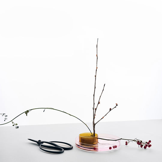 ICHENDORF MILANO(イッケンドルフ ミラノ) ケンザン セット（ライトピンク/アンバー/花留め）