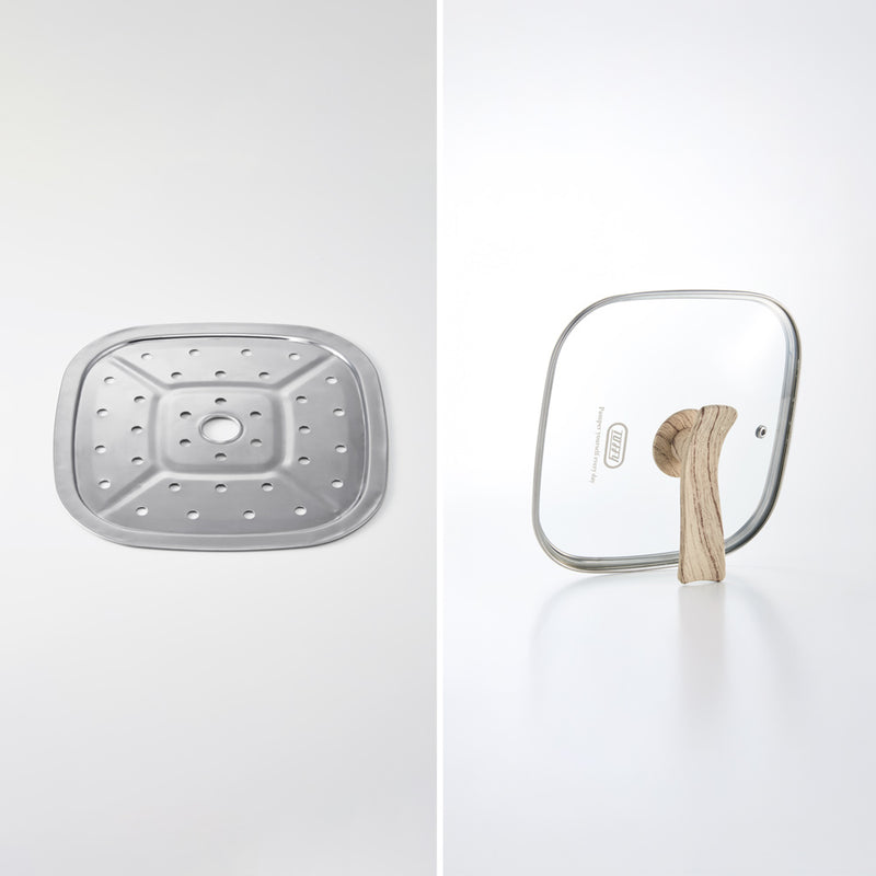 Toffy（トフィー）コンパクトマルチ電気鍋 アッシュホワイト