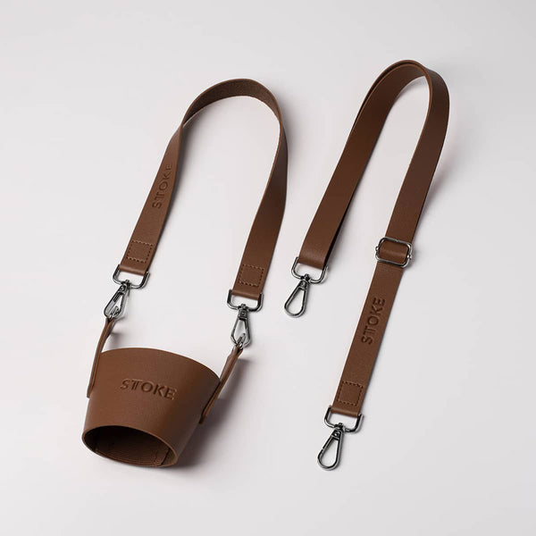 英国製TWEEDMILL ウールラグ + kavu キャリーストラップ セット STTOKE (ストーク) キャリーストラップ V4 コーヒークラック